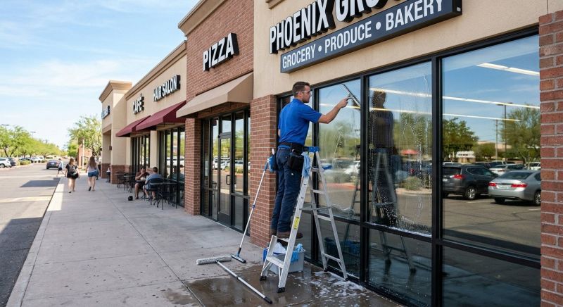 Shopping Mall Window Cleaning in Lexington, KY