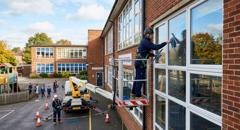 School Window Cleaning in Newark, DE
