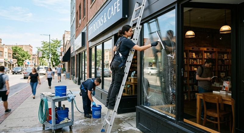 Storefront Window Cleaning in Baltimore, MD